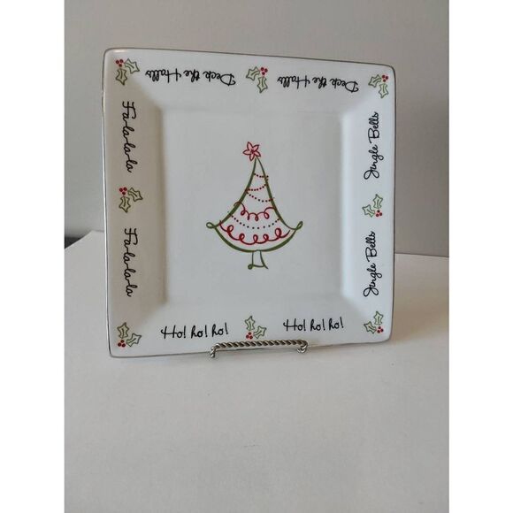 St. Nicholas Square Dinner/Decorative Plate 'Tis the season - Picture 1 of 4